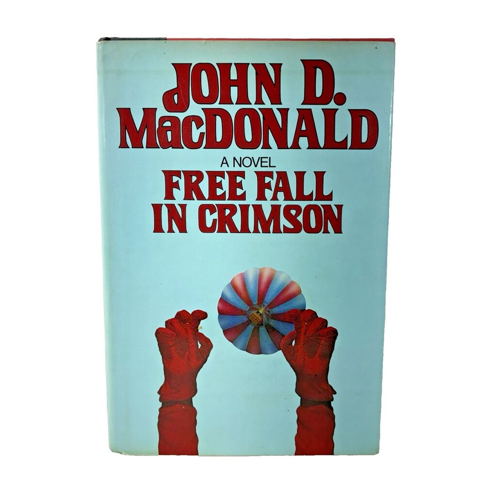 Free Fall in Crimson by John D MacDonald Vintage 1981 Harper & Row First Edition
